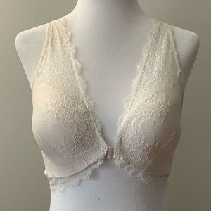 Spanx lace halter bra